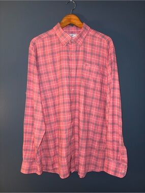 Southern Tide Men’s Plaid Button-Down Shirt - size XL
